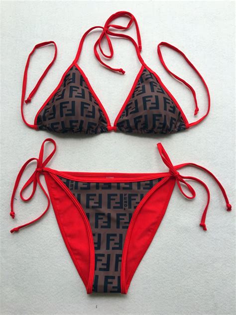 fendi bikini dupe|fendi high waisted swimsuit.